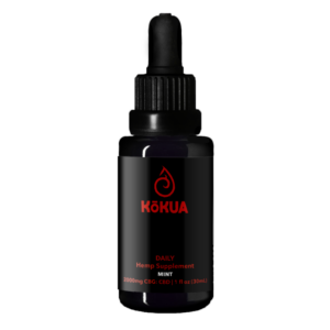 One cbd product created by Kokua is 2000mg Mint Blend CBG.