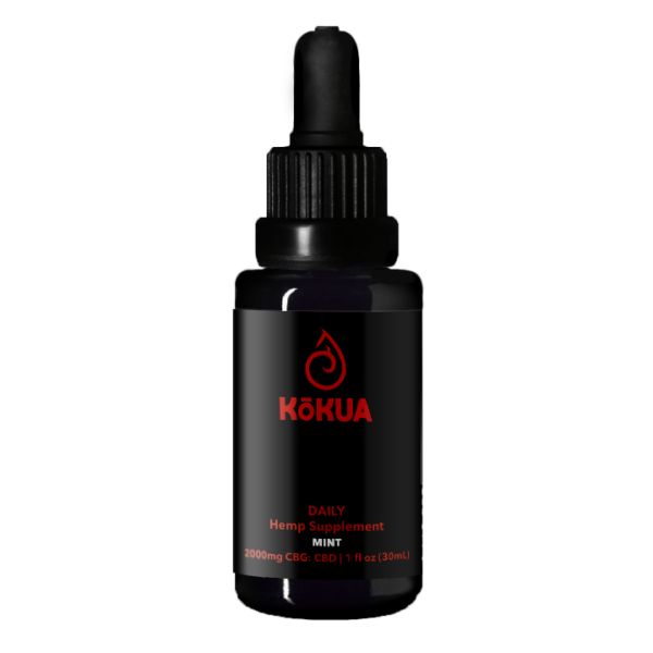 One cbd product created by Kokua is 2000mg Mint Blend CBG.